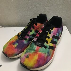 Multicolored Adidas sneakers